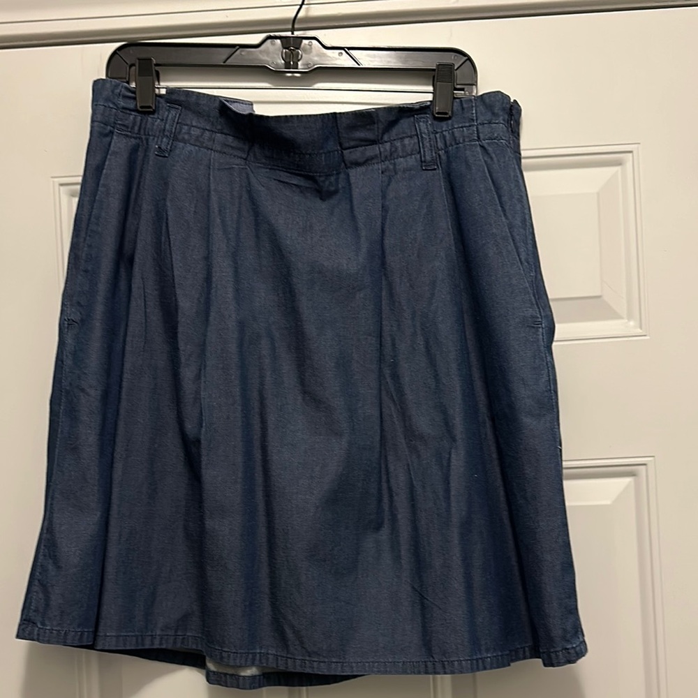 GAP paper bag waisted denim Skirt